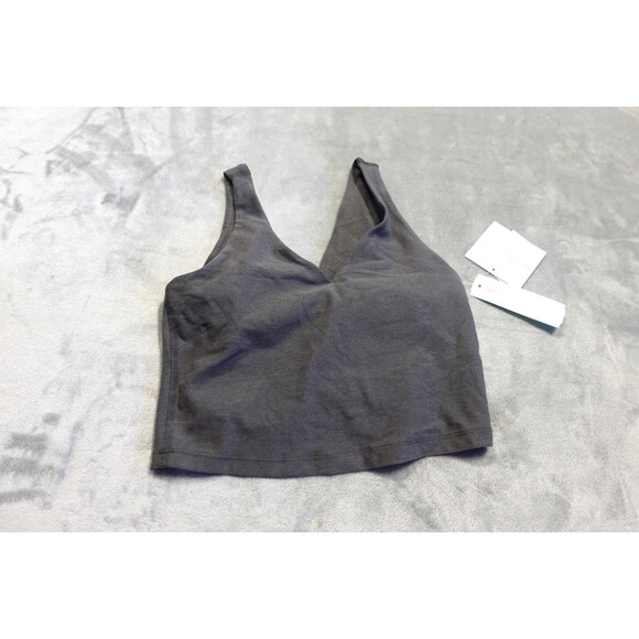 NWT Beyond Yoga Grey Small Spacedye Good Day Cropped Tank Top - Picture 1 of 6